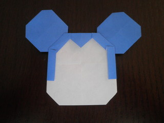 ミッキーの簡単な作り方 折り紙作家 自称 あみごりの折り紙ルーム
