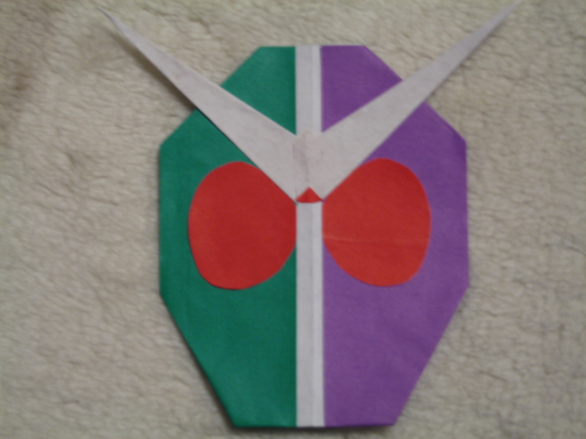 仮面ライダーダブルの作り方: 折り紙作家（自称）あみごりの折り紙ルーム