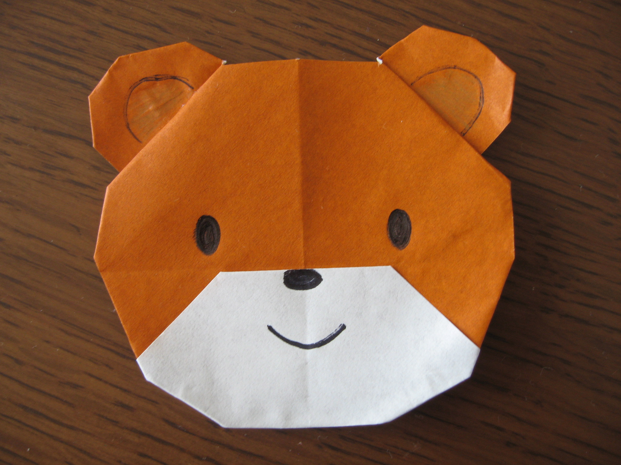 人気のコレクション くま 折り紙 簡単 動物