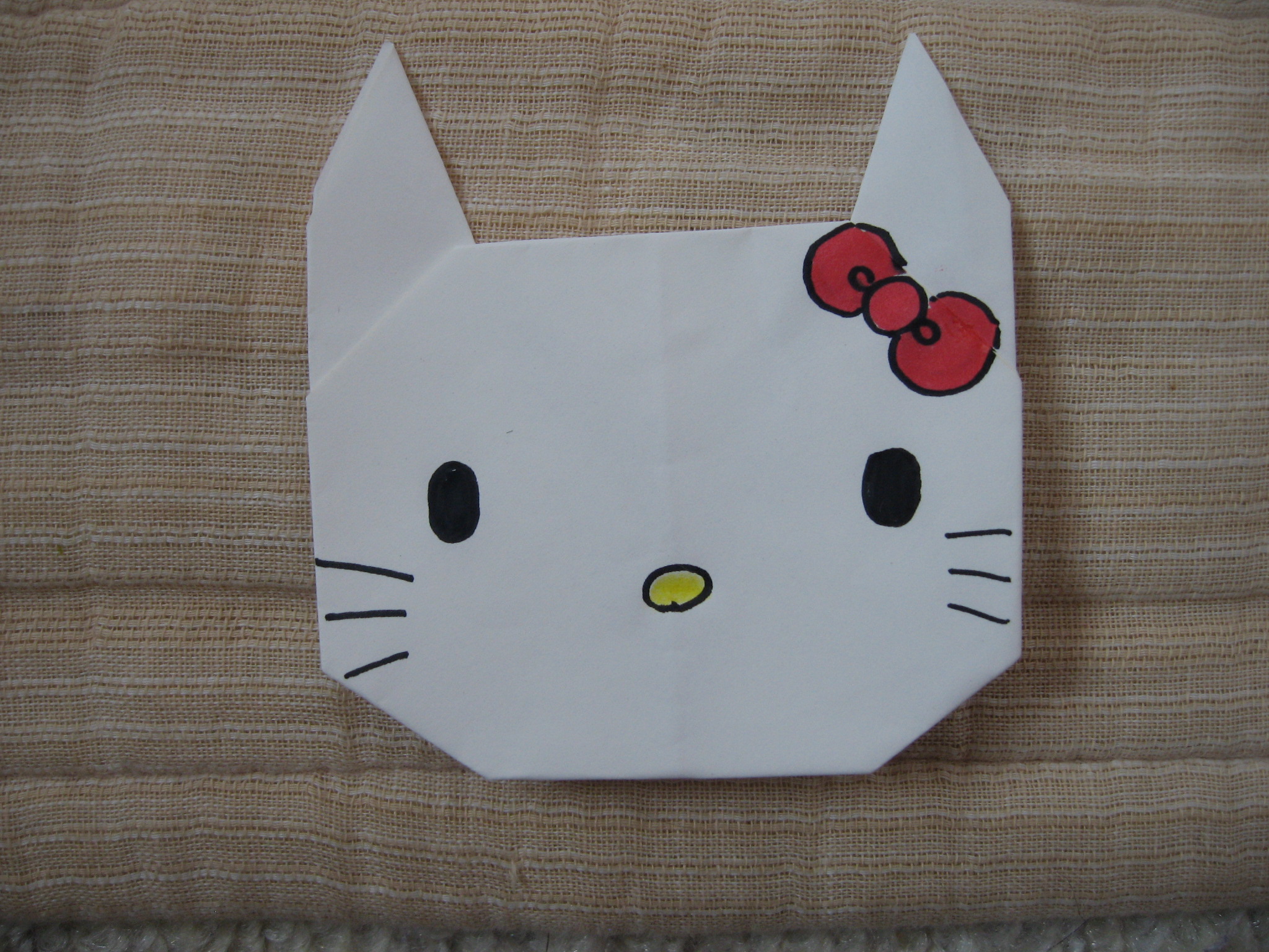 キティちゃんの折り方 折り紙作家 自称 あみごりの折り紙ルーム