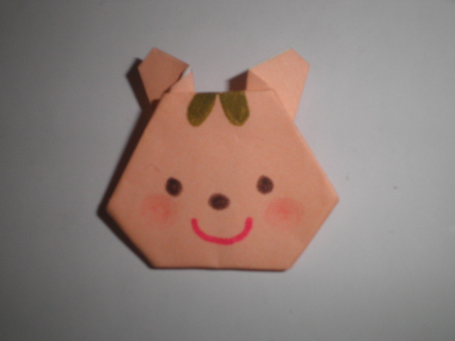子供向けぬりえ 無料印刷可能りす 折り紙 簡単 かわいい 折り方