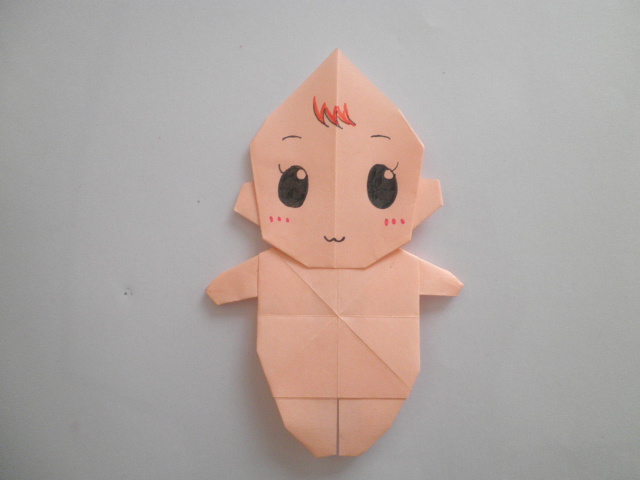 キューピー 赤ちゃん 折り紙作家 自称 あみごりの折り紙ルーム