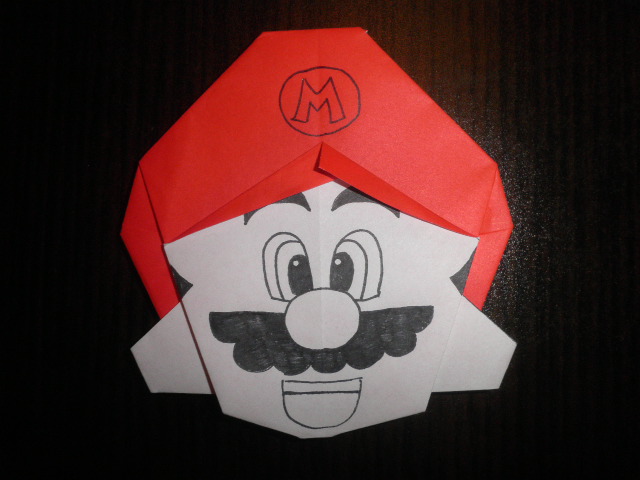 折り紙 マリオ